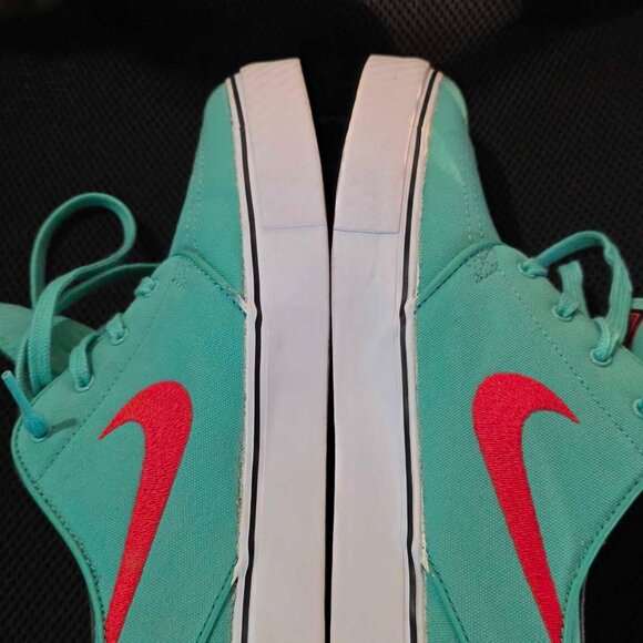 Nike SB Zoom Janoski Skate Shoes - Teal & Orange - Mens 11 - Picture 6 of 6